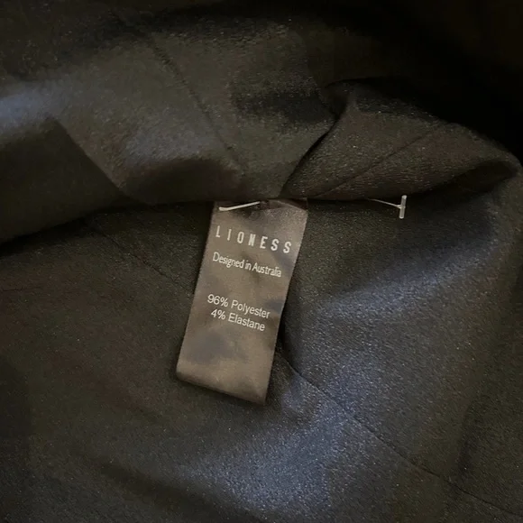 Lioness Navy Pinstripe Women's Blazer Dress - Picture 5 of 5